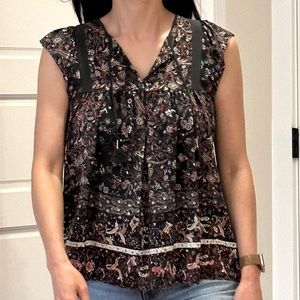 Ulla Johnson Posy Silk Tassel Blouse Size 2